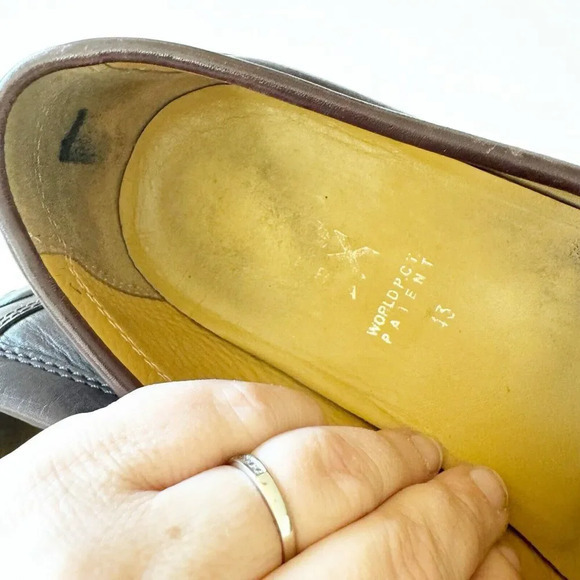 Geox Respira Monet Dark Brown Driving Penny Loafer Size 43 (US Size 10) Preppy - Picture 13 of 15